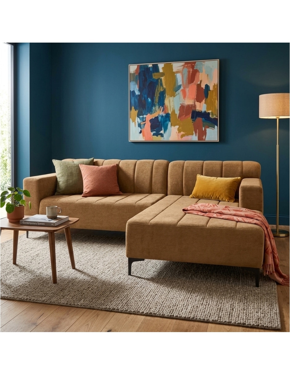 Sala modular derecha Fold Sochic de tela 6