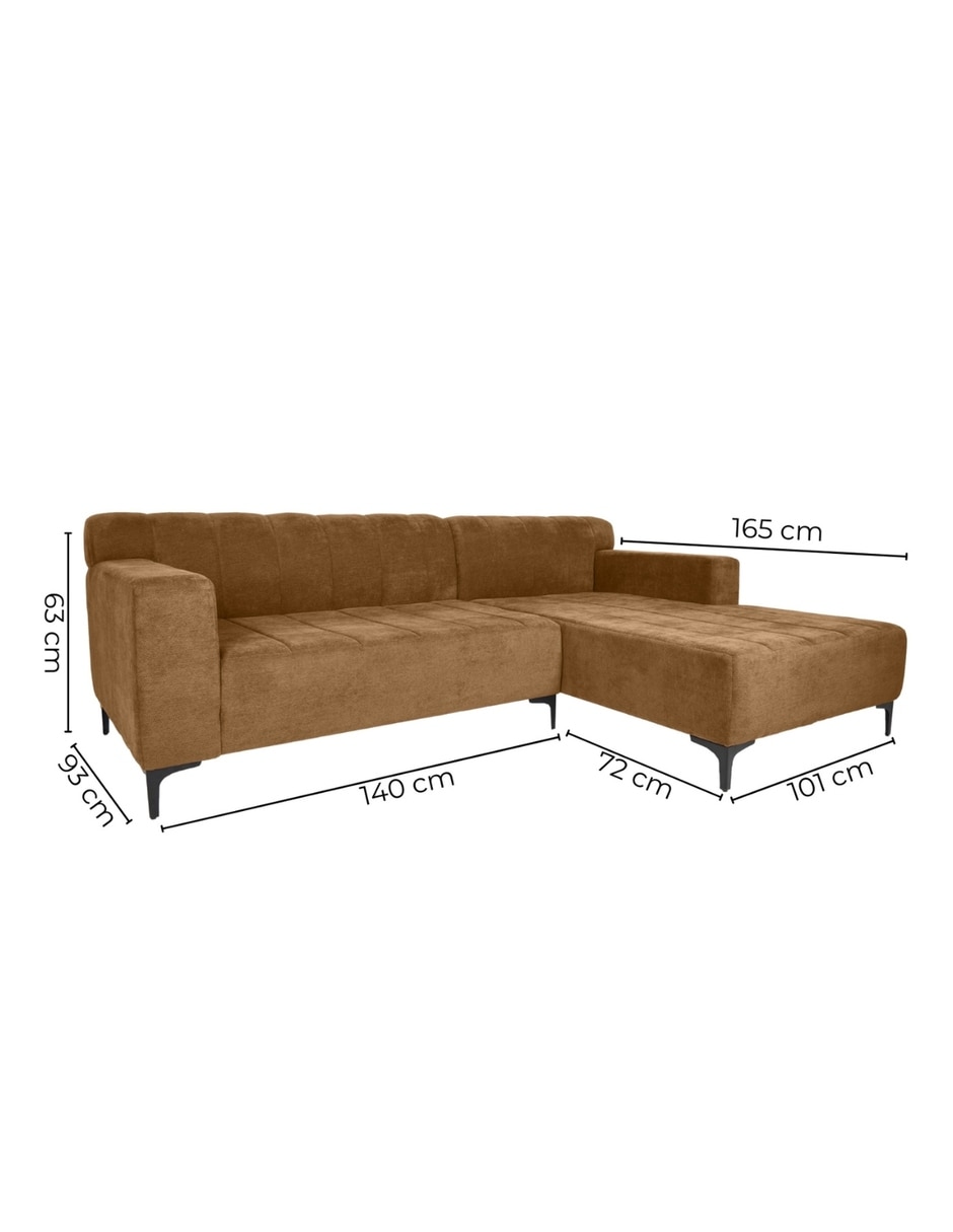 Sala modular derecha Fold Sochic de tela 8