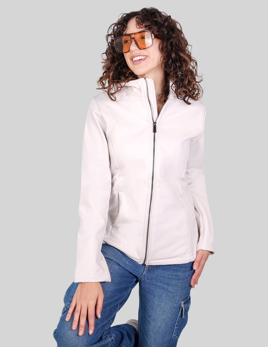 Chamarra casual greenlander softshell para mujer 1