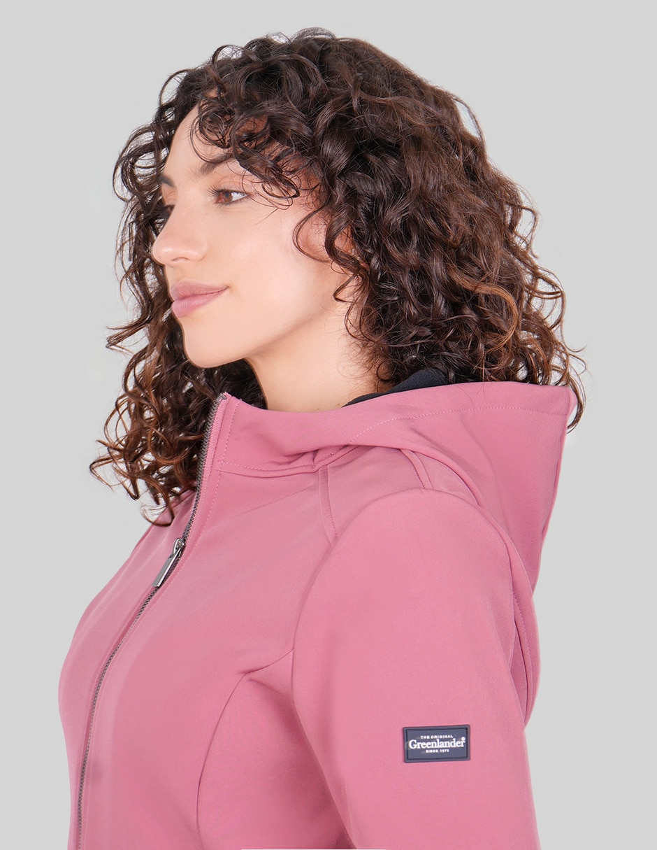 Chamarra casual greenlander softshell para mujer
