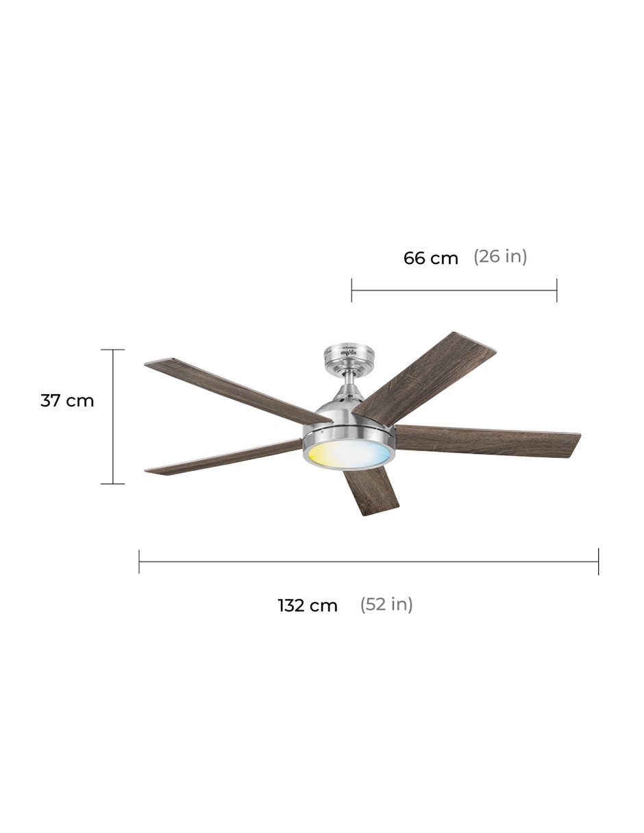 Ventilador de techo con control remoto 8
