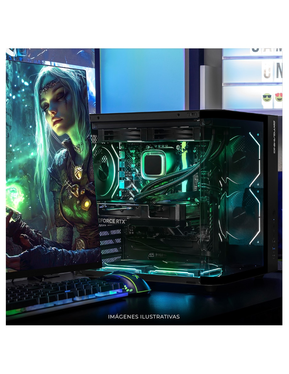 Computadora gamer 31.5 pulgadas Full HD Intel core ultra 7 NVIDIA GeForce RTX 5060 Ti 16 GB RAM 1 TB 6