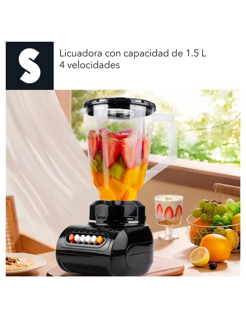 Licuadora 4 velocidades 5
