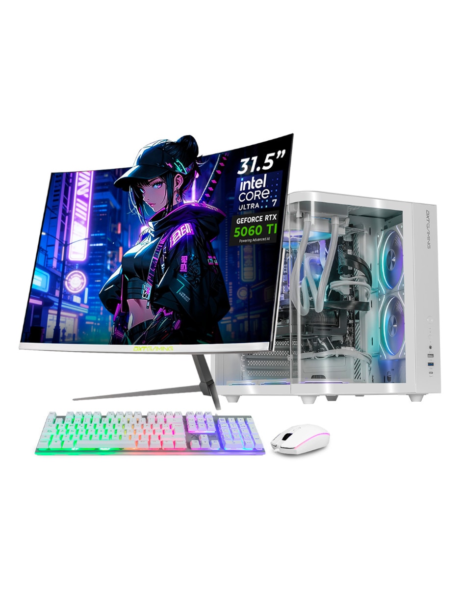 Computadora gamer 31.5 pulgadas Full HD Intel core ultra 7 NVIDIA GeForce RTX 5060 Ti 16 GB RAM 1 TB Computadora gamer 31.5 pulgadas Full HD Intel core ultra 7 NVIDIA GeForce RTX 5060 Ti 16 GB RAM 1 TB