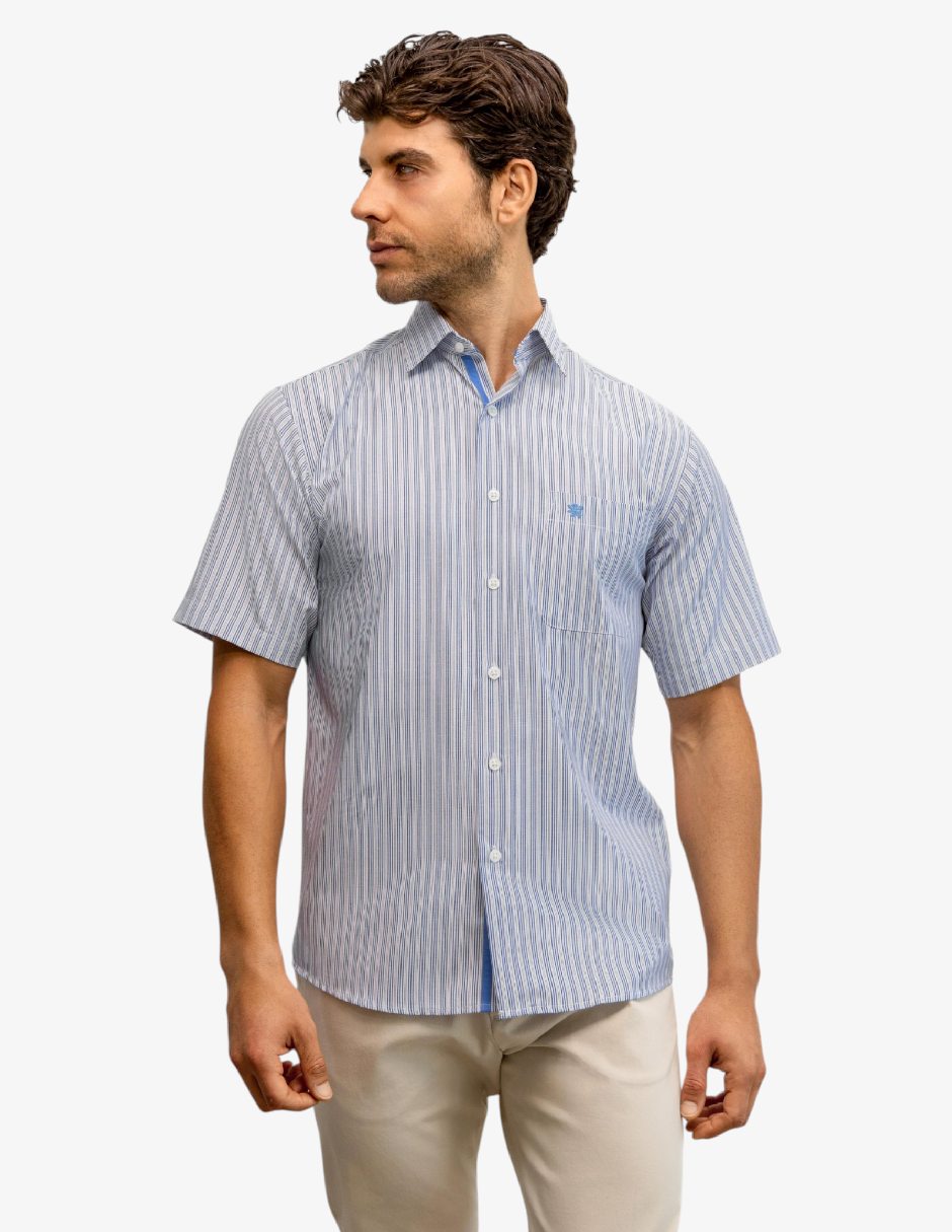 Camisa casual manchester manga corta para hombre Camisa casual manchester manga corta para hombre