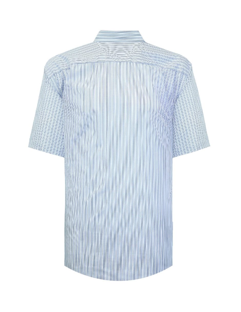 Camisa casual manchester manga corta para hombre 4