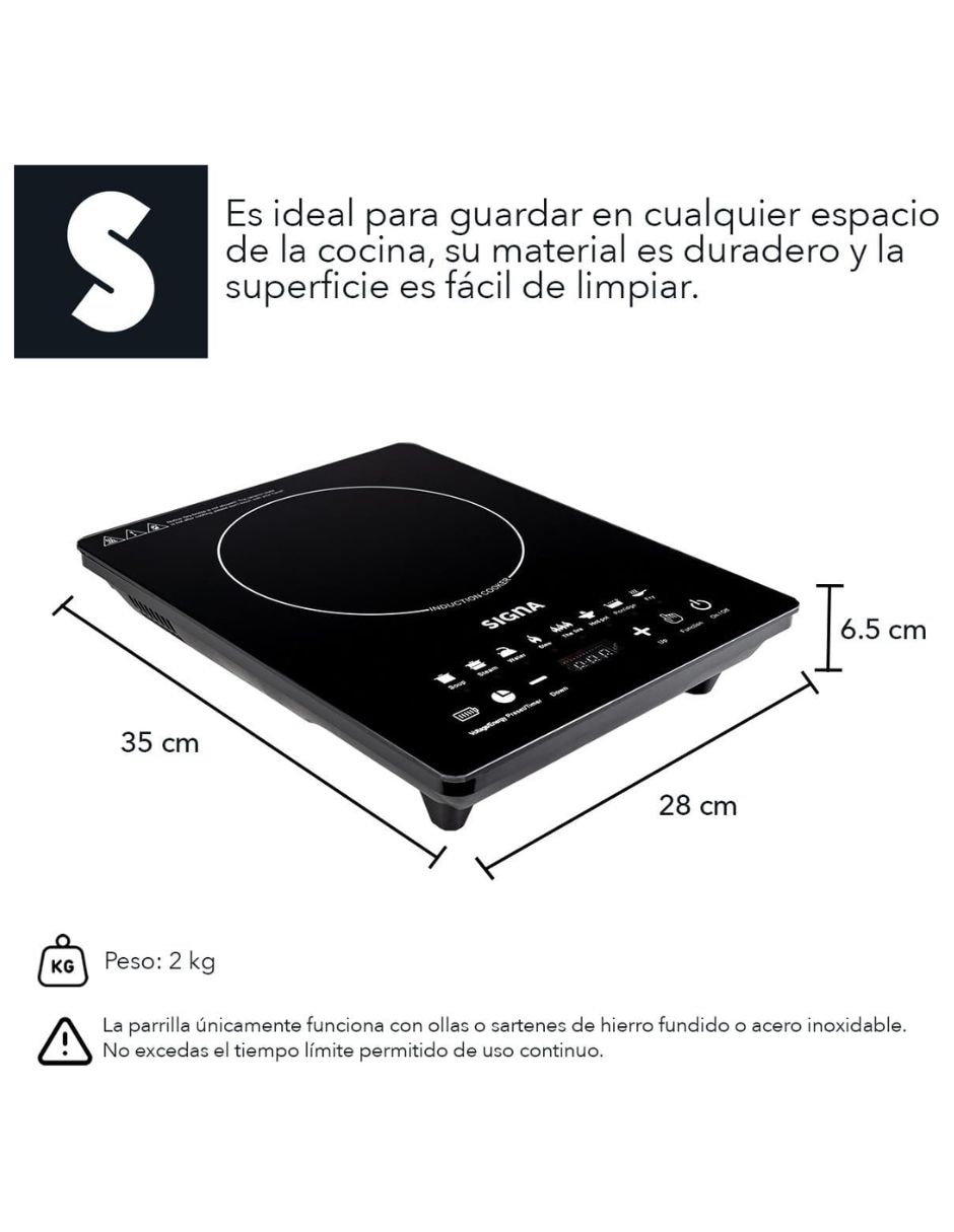 Parrilla eléctrica de cristal 8
