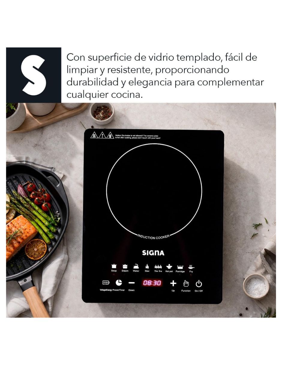 Parrilla eléctrica de cristal 5