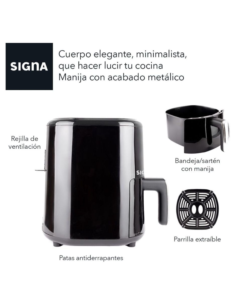 Freidora de aire con compartimento único 5 L 5