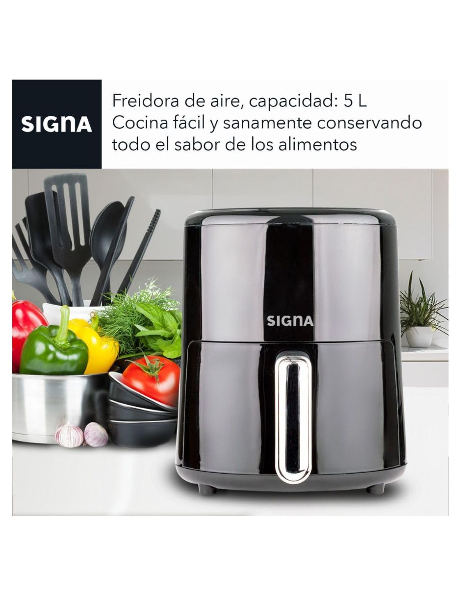 Freidora de aire con compartimento único 5 L 6