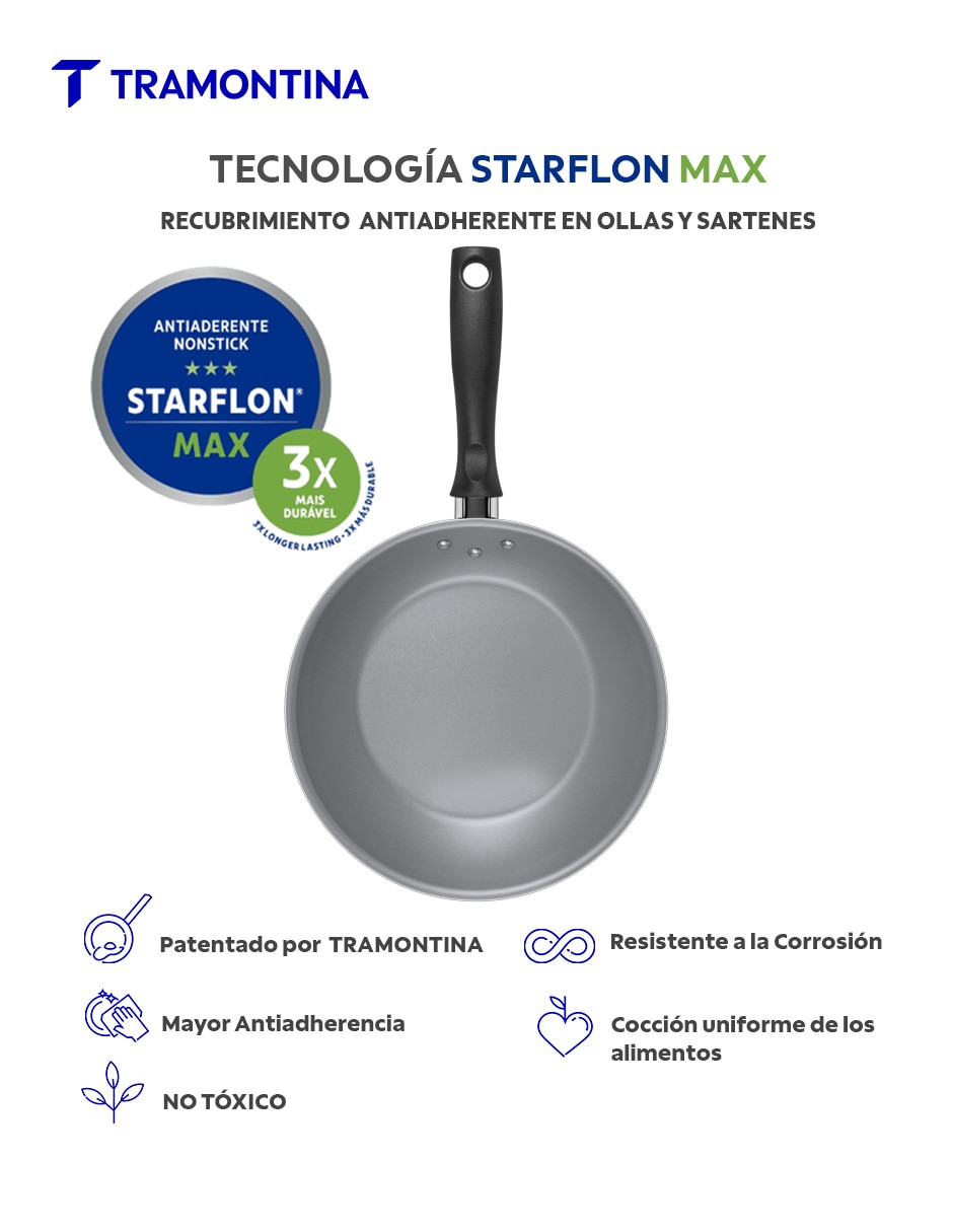 Batería de cocina de aluminio antiadherente Starflon Max 38 piezas 4