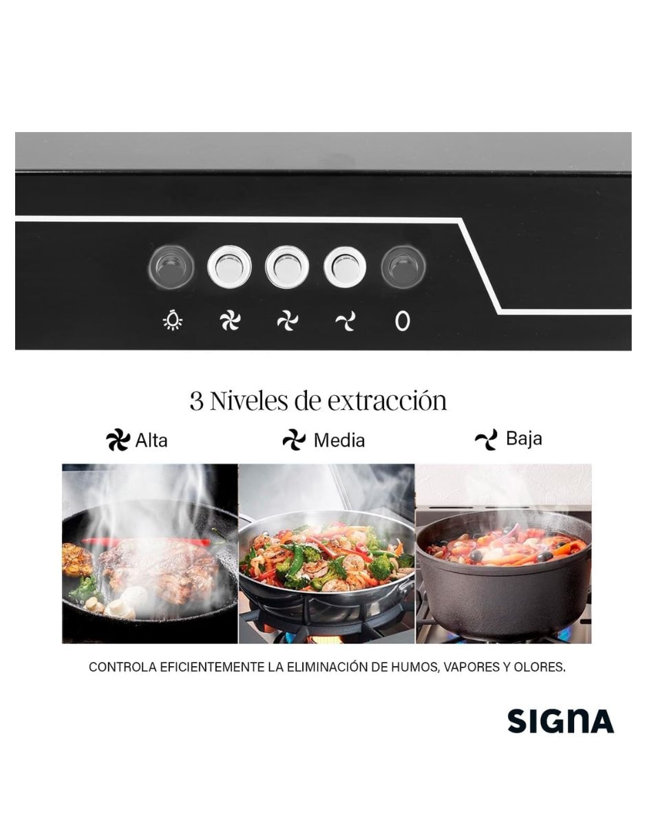 Campana de pared de cristal templado 8