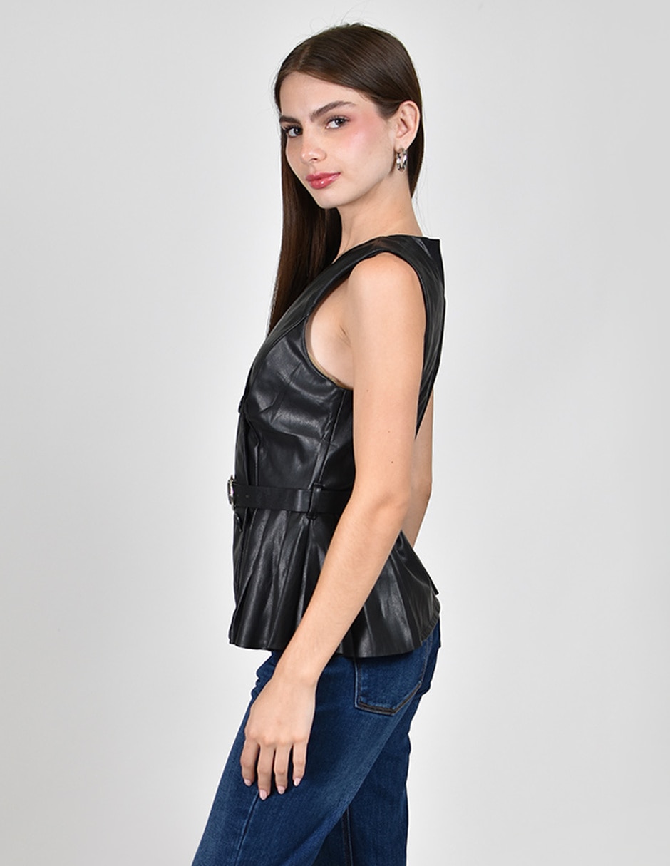 Chaleco roman fashion impermeable para mujer 2