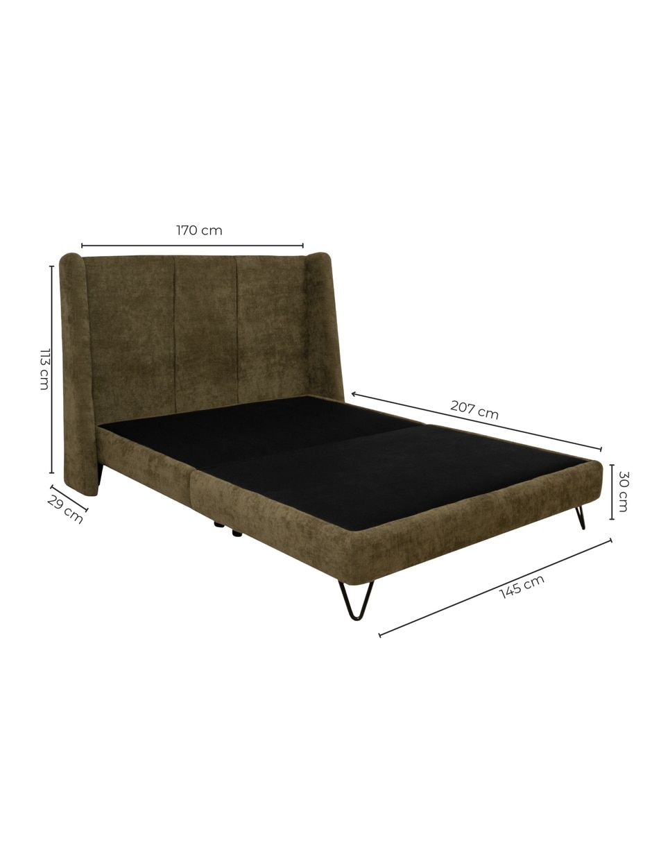 Cama hampton de tela 9