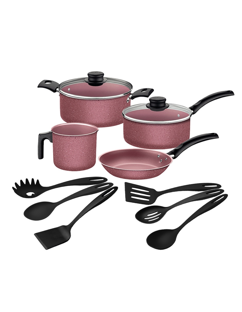 Batería de cocina de aluminio antiadherente Starflon Max 12 piezas