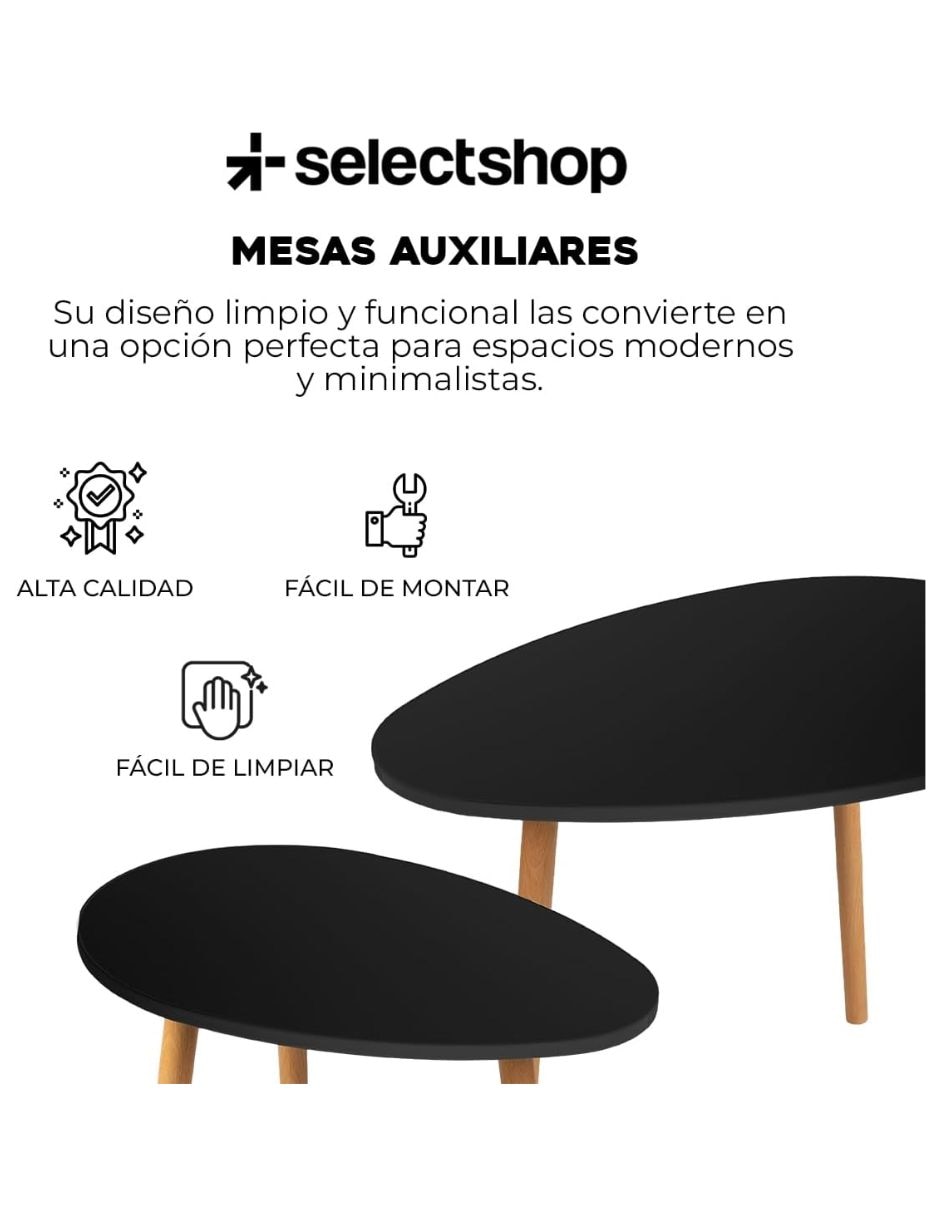 Juego de mesas 2 piezas 2