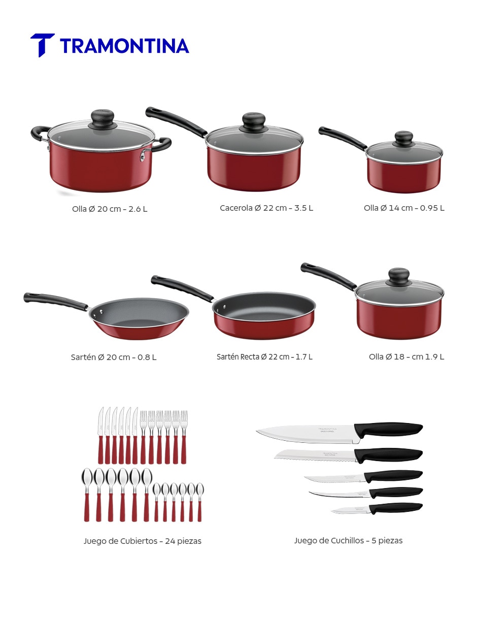 Batería de cocina de aluminio antiadherente Starflon Max 39 piezas 8