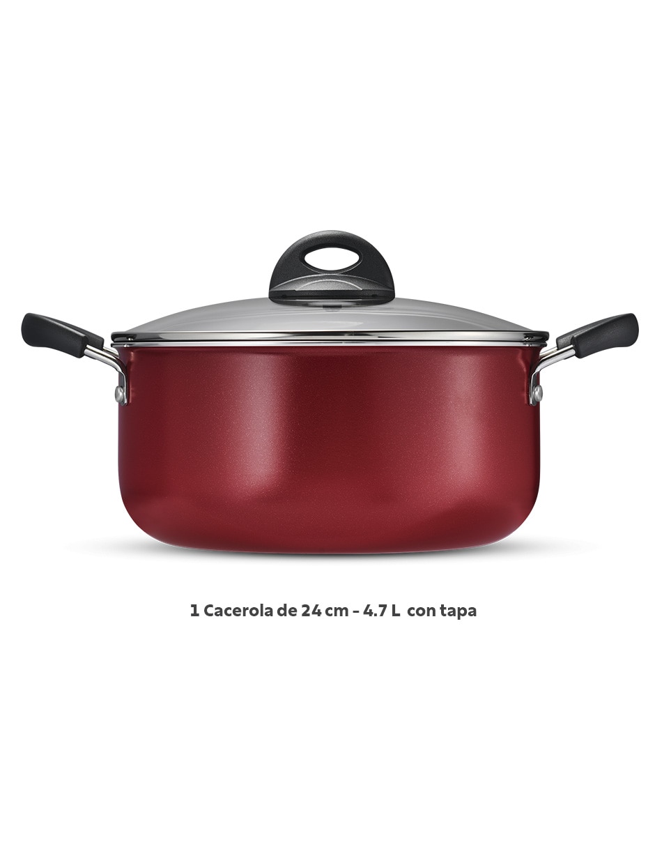 Batería de cocina de aluminio antiadherente Starflon Max 22 piezas 9
