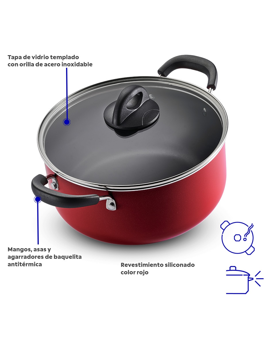 Batería de cocina de aluminio antiadherente Starflon Max 22 piezas 5
