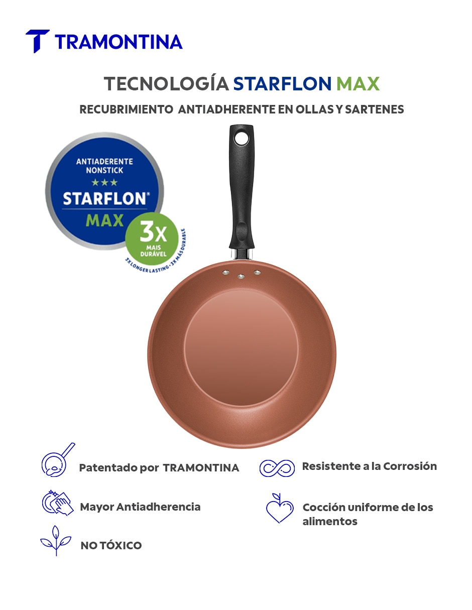 Batería de cocina de aluminio antiadherente Starflon Max 46 piezas 2