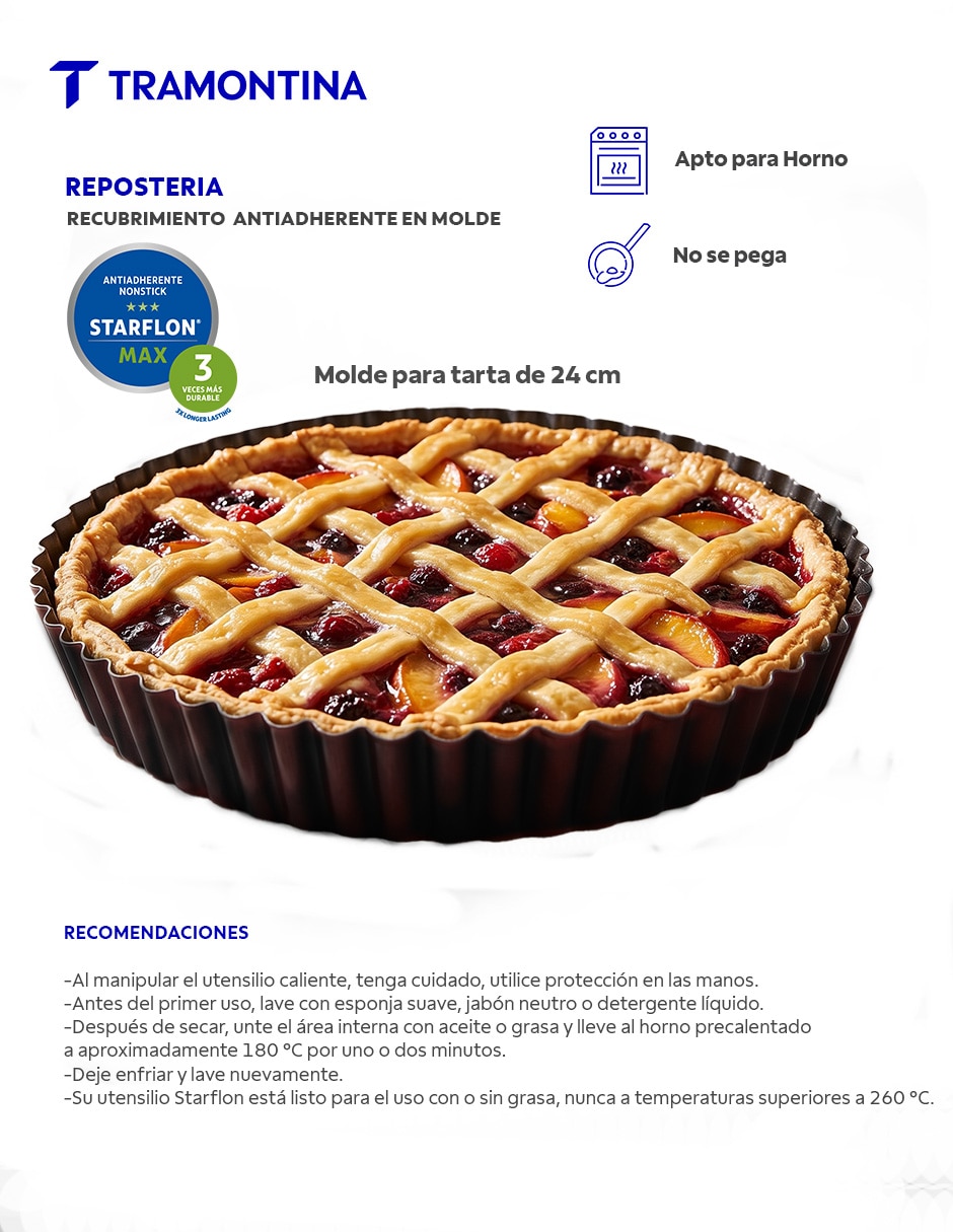 Batería de cocina de aluminio antiadherente Starflon Max 46 piezas 3