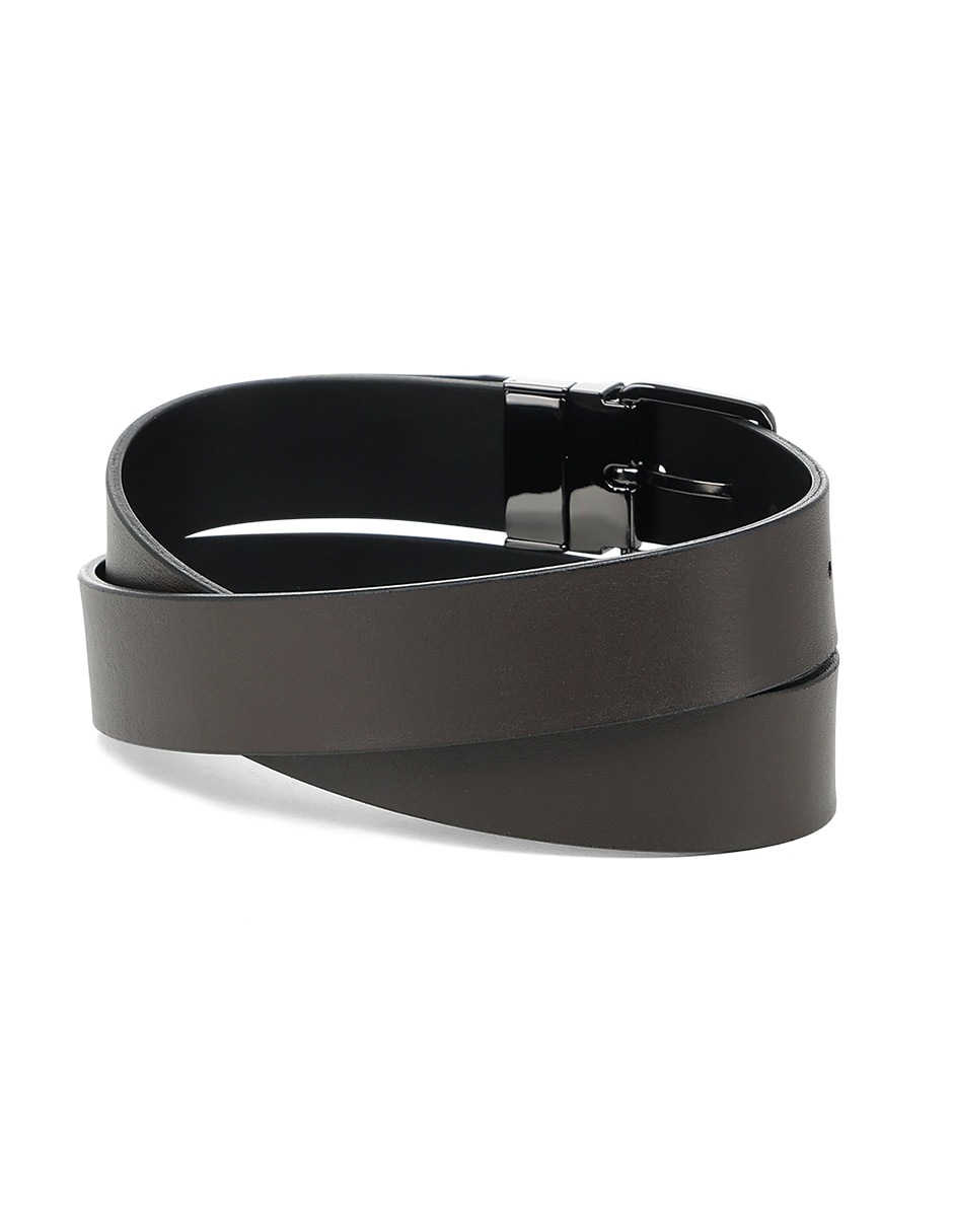 Cinturón para cuadra de piel para hombre 5