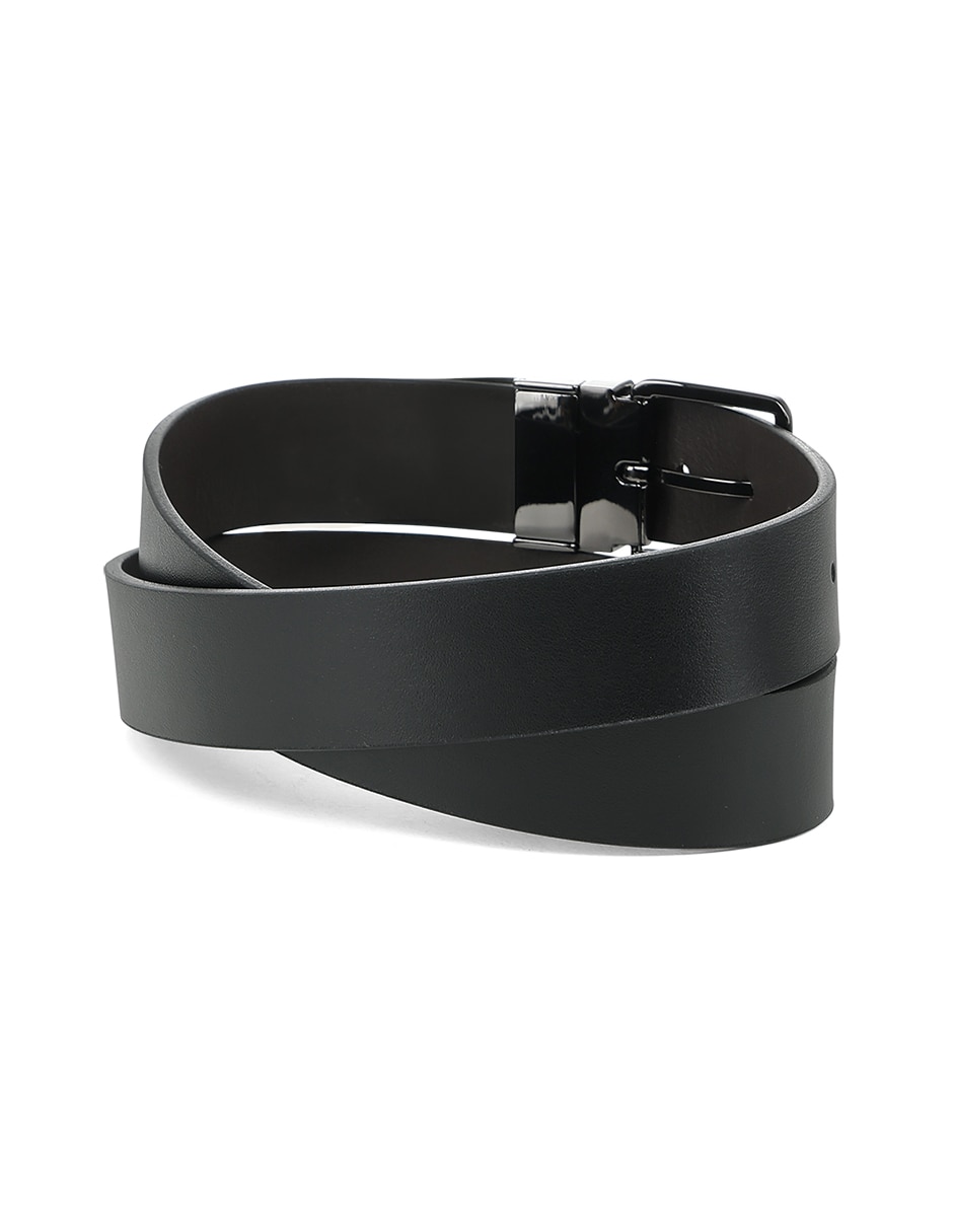 Cinturón para cuadra de piel para hombre 6