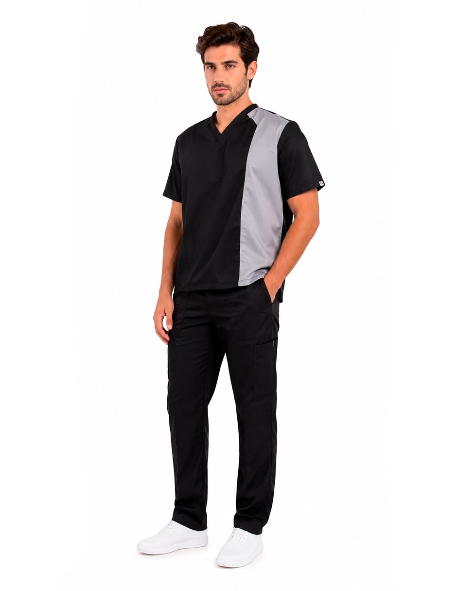 Pijama quirúrgica medizin uniformes estilo relajado para hombre 2