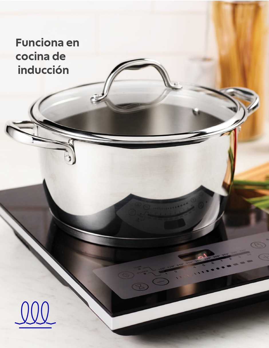 Batería de cocina de acero inoxidable 12 piezas 8