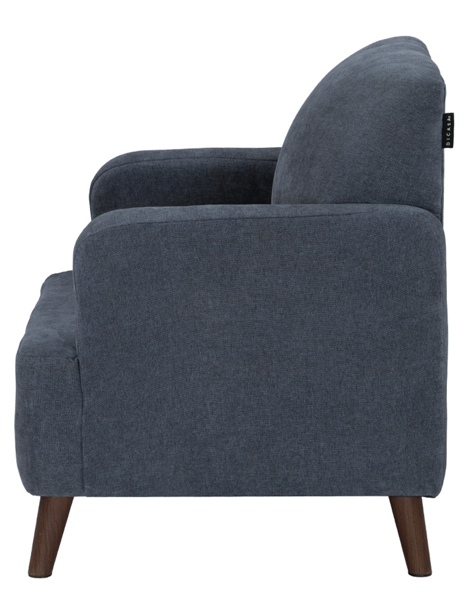 Sillón de madera y tela