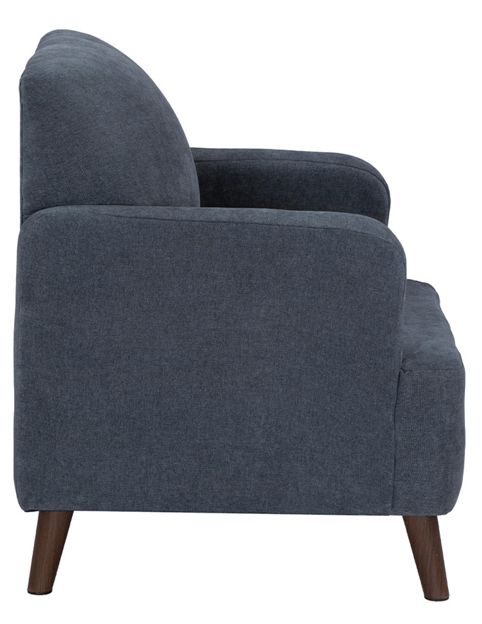 Sillón de madera y tela