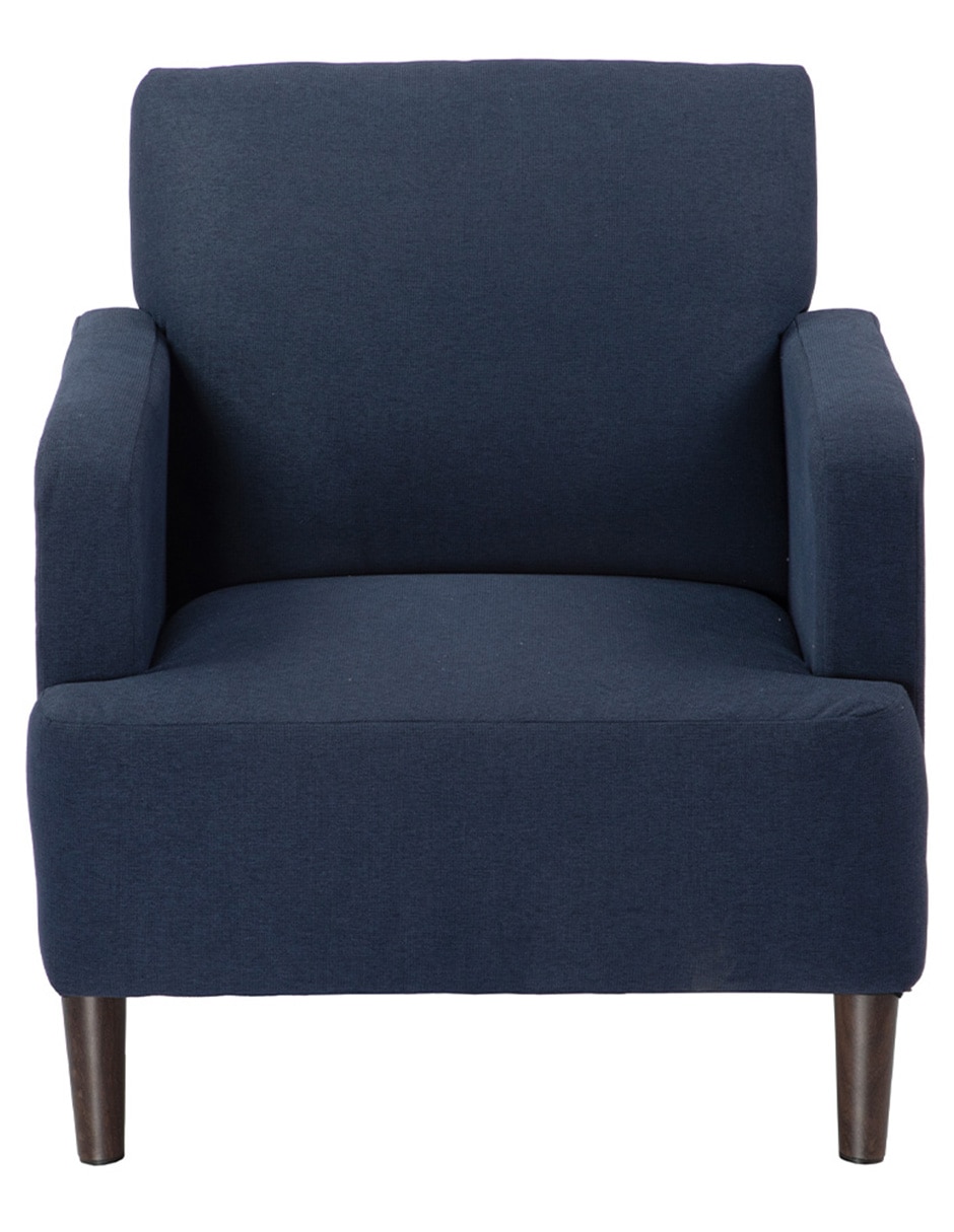 Sillón de madera y tela 1
