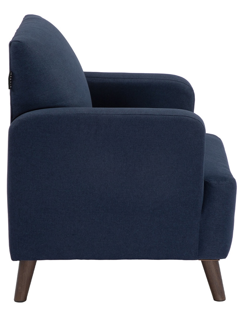 Sillón de madera y tela 4