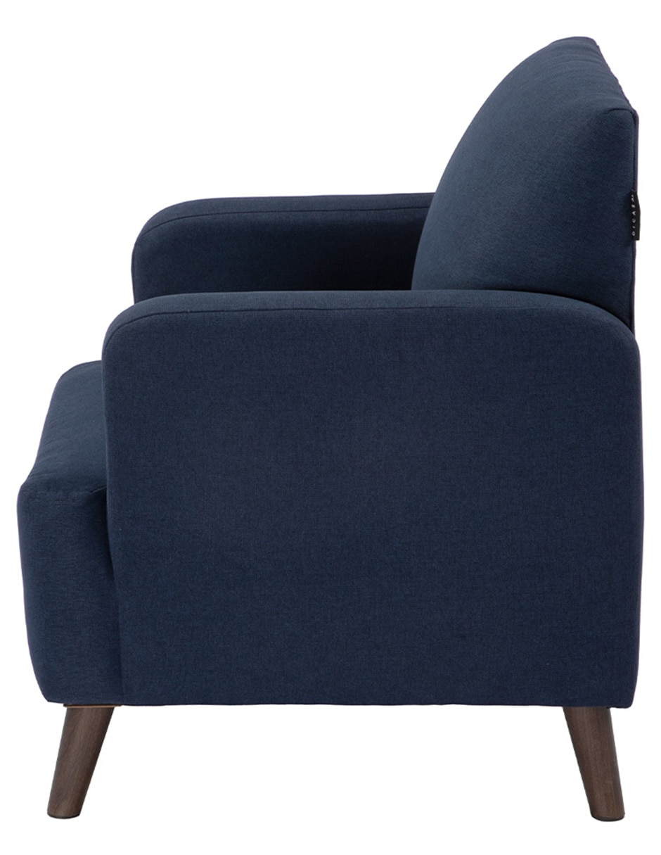 Sillón de madera y tela 3