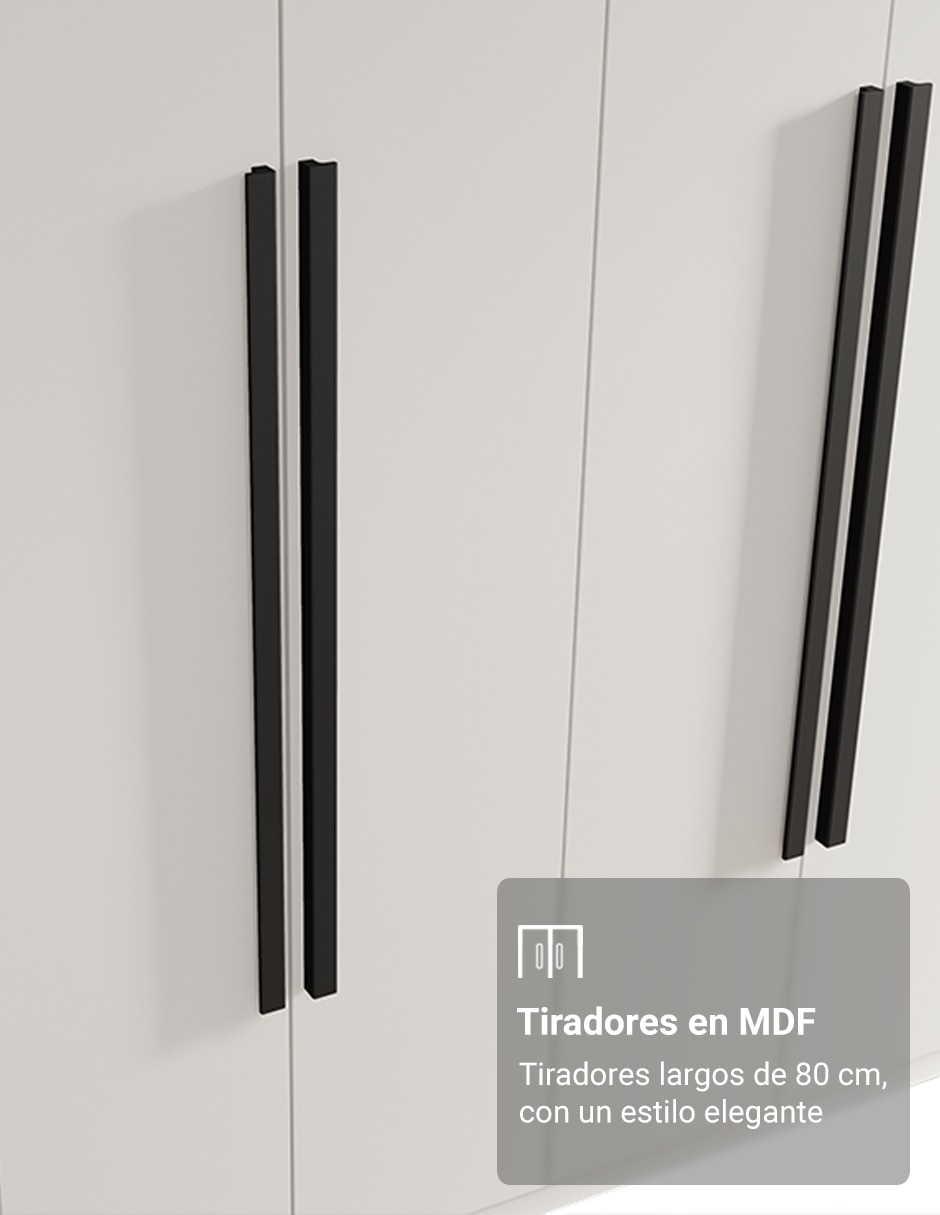 Ropero armable Madesa 1107K54GL1 de MDP 4