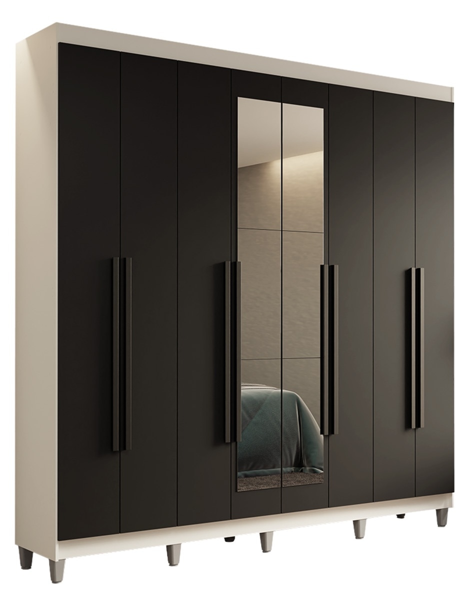 Ropero armable Madesa 1107K82E4GL2CP de MDP Ropero armable Madesa 1107K82E4GL2CP de MDP