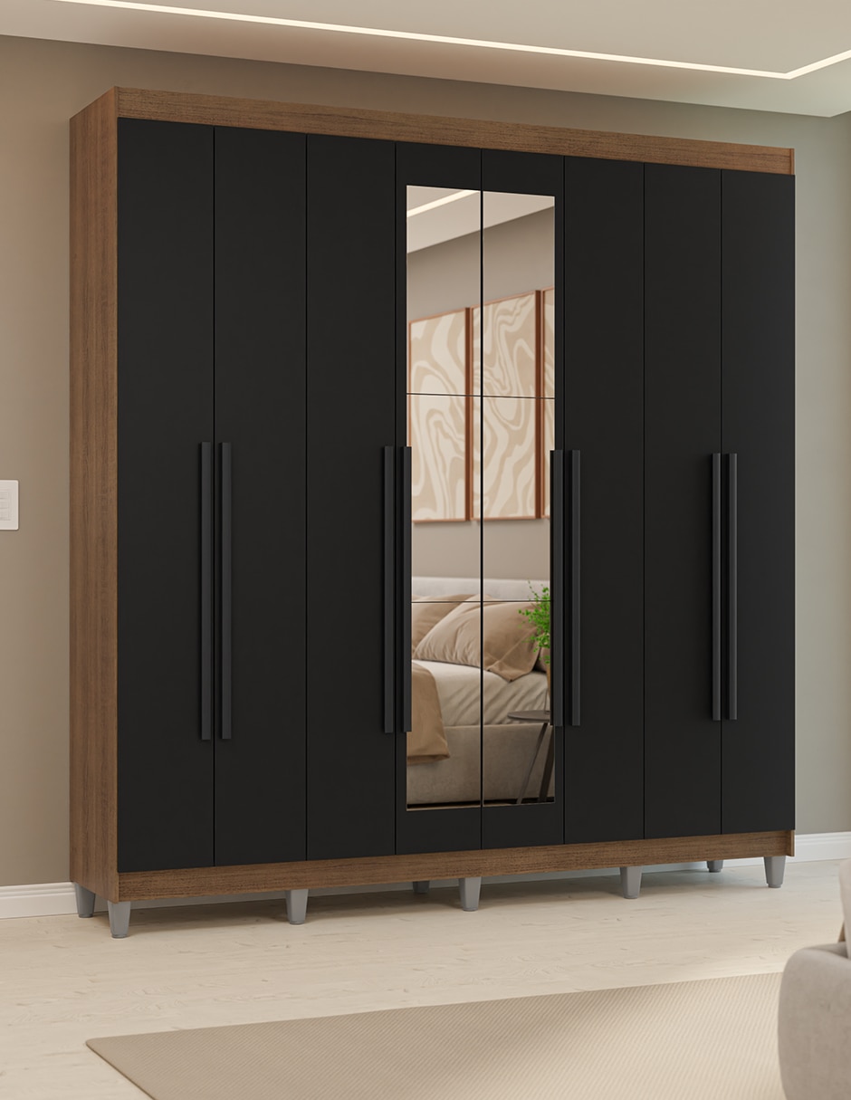 Ropero armable Madesa 1107L32E4GL1CP de MDP 7
