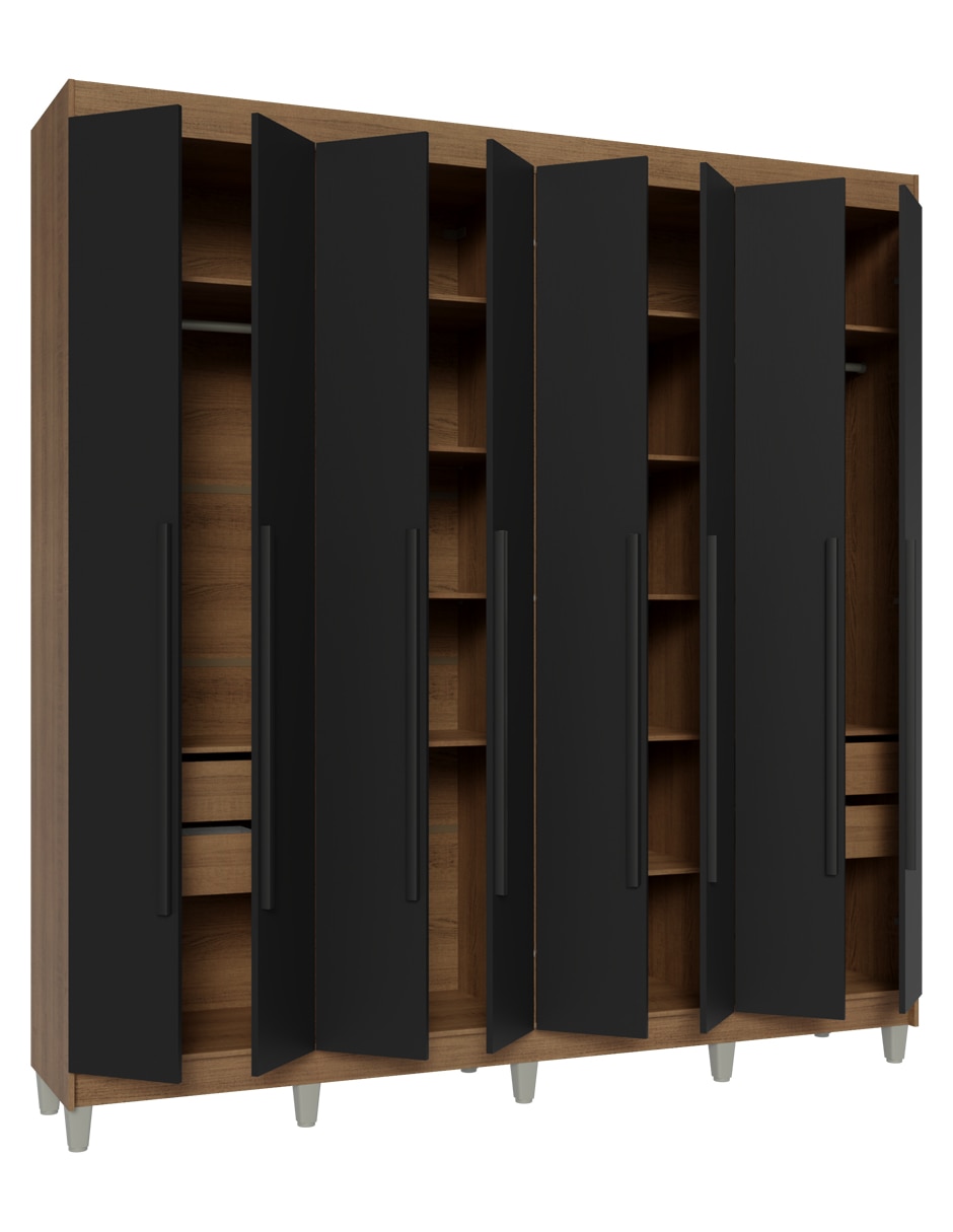 Ropero armable Madesa 1107L34GL1CP de MDP 8