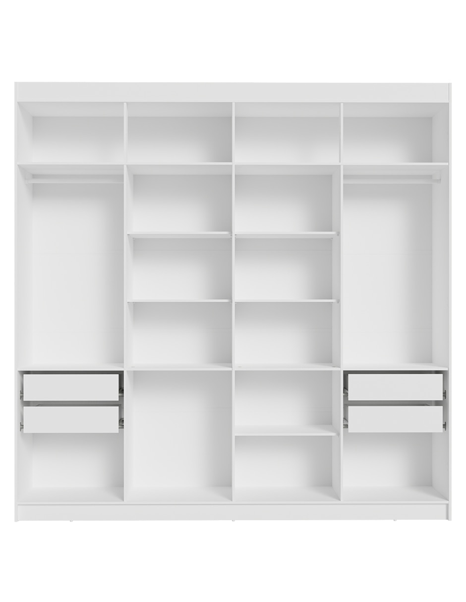 Ropero armable Madesa 110709CL4GL1 de MDP Ropero armable Madesa 110709CL4GL1 de MDP