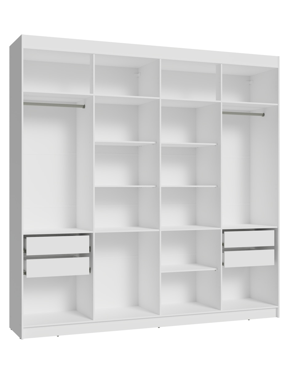 Ropero armable Madesa 110709CL4GL1 de MDP 5