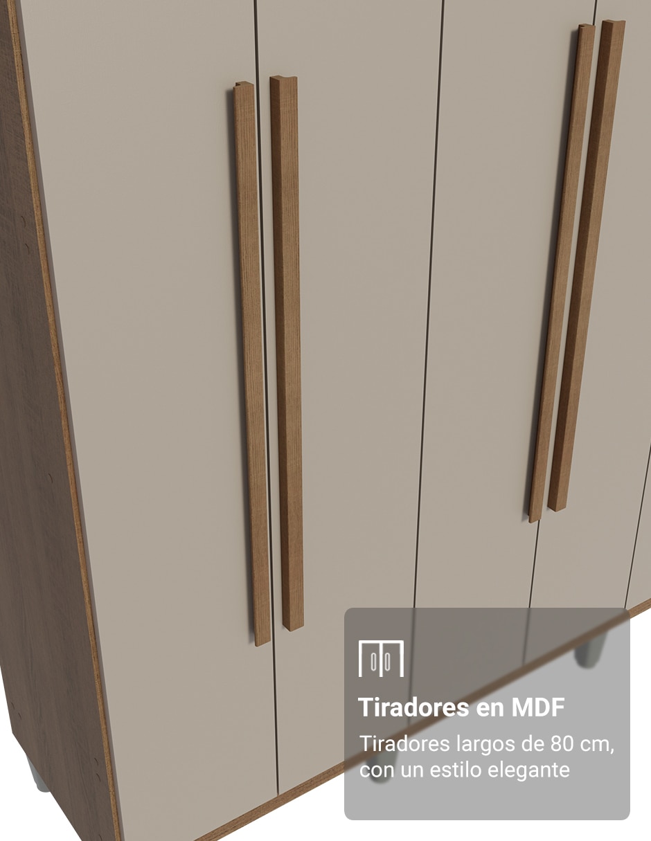 Ropero armable Madesa 1107K94GL1CP de MDP 2