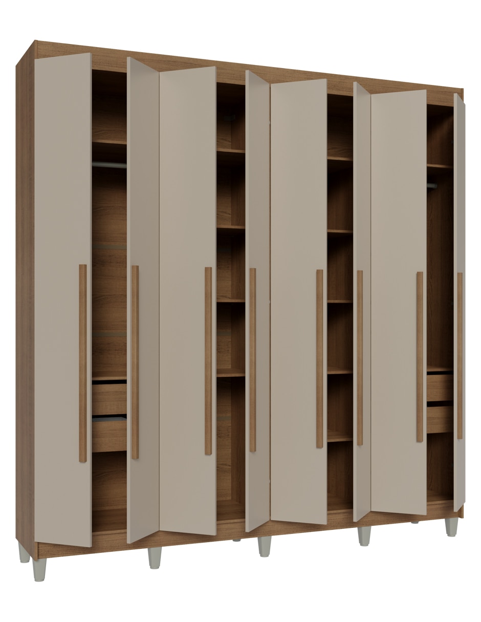 Ropero armable Madesa 1107K94GL1CP de MDP 9