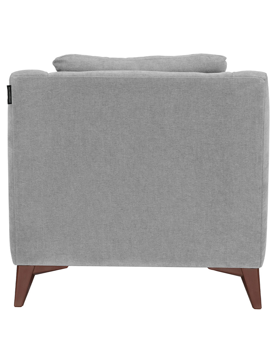 Sillón de madera y tela 4