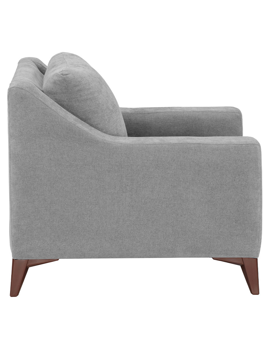 Sillón de madera y tela 3