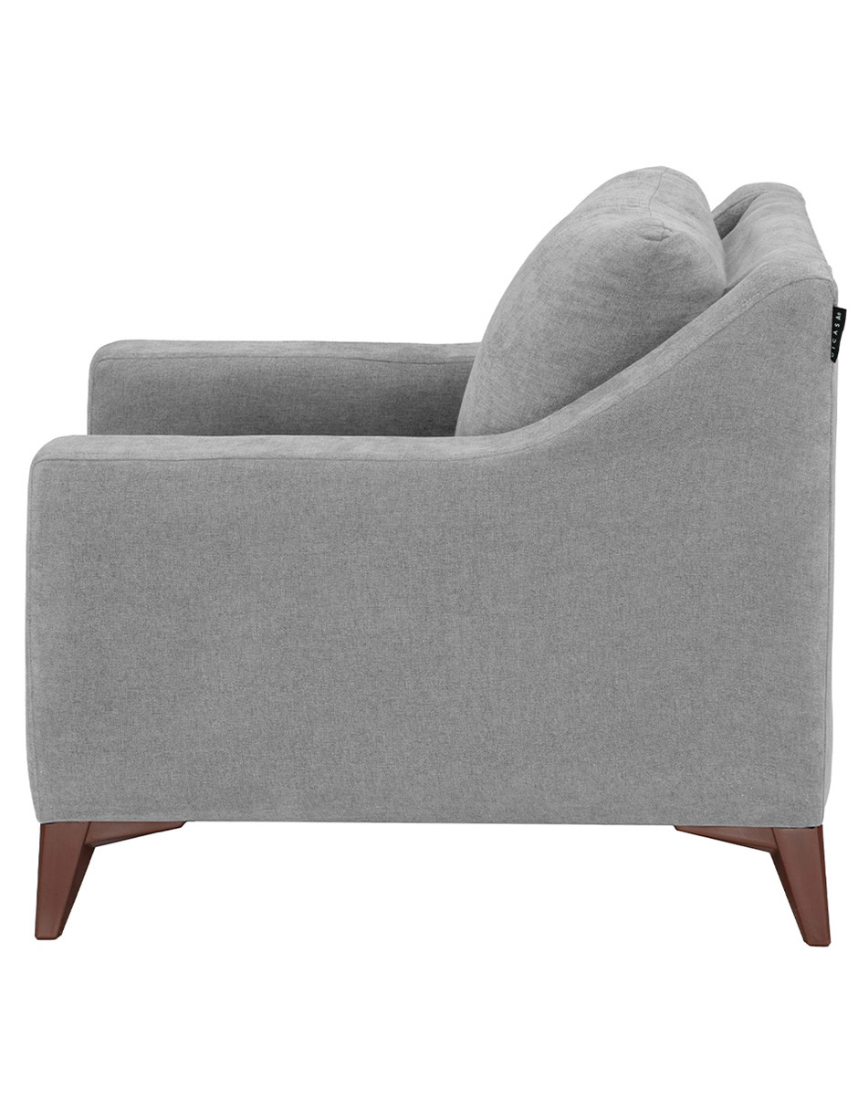 Sillón de madera y tela 2