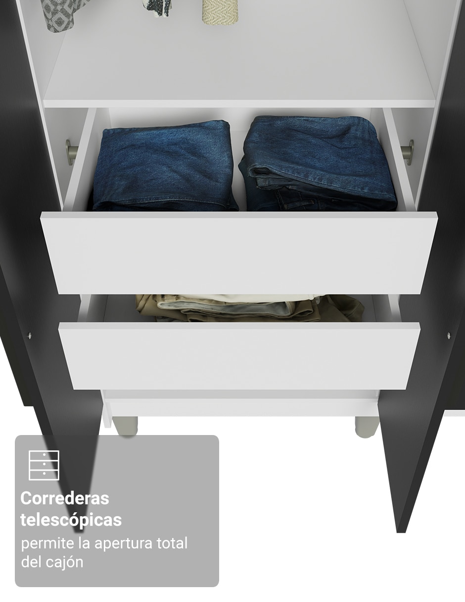 Ropero armable Madesa 1107K84GL1CP de MDP 4