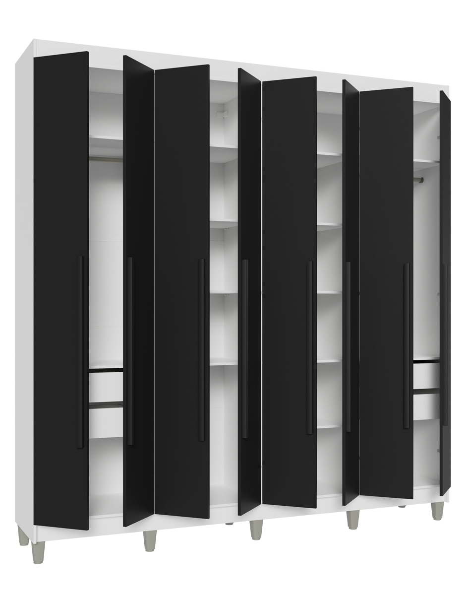 Ropero armable Madesa 1107K84GL1CP de MDP 3