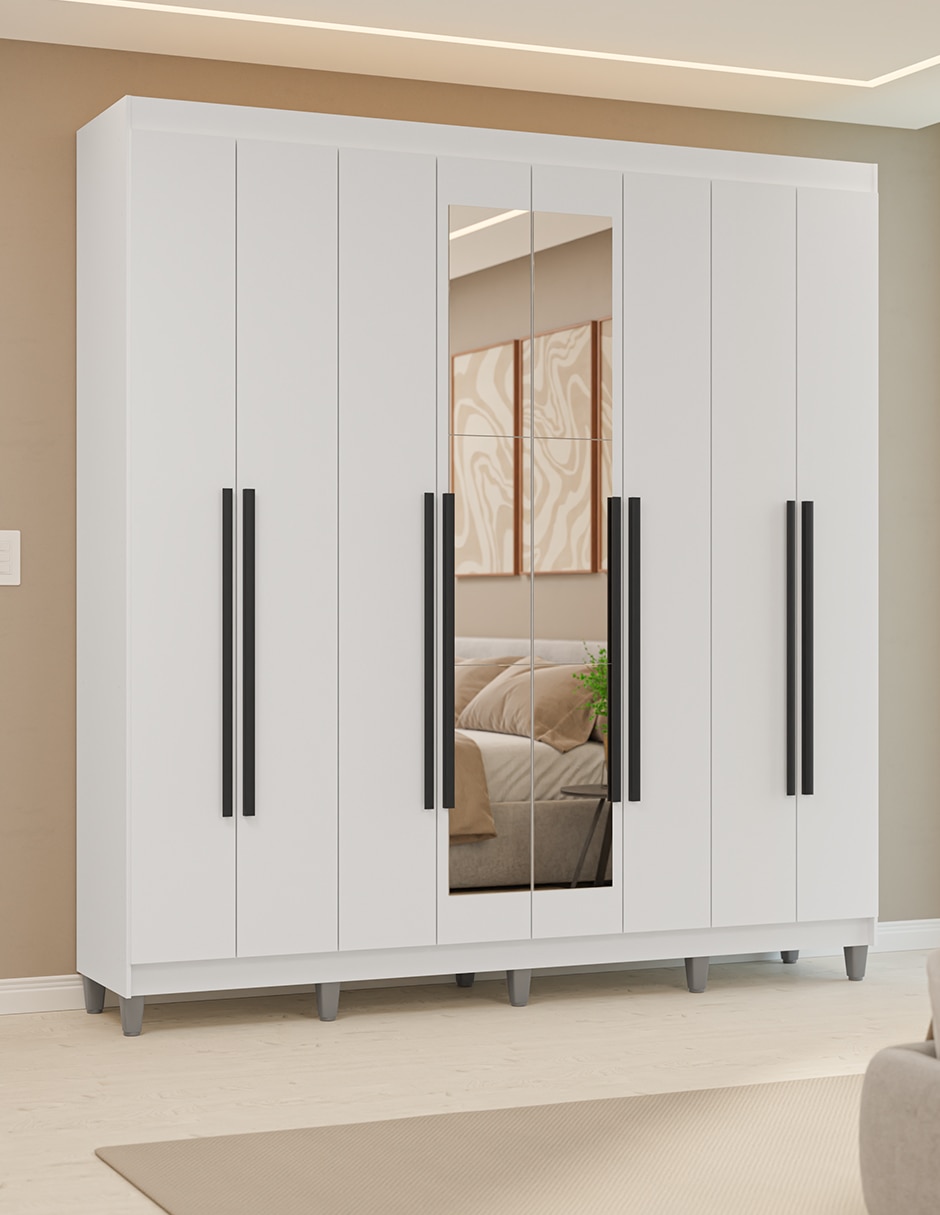 Ropero armable Madesa 1107K52E4GL1CP de MDP 5