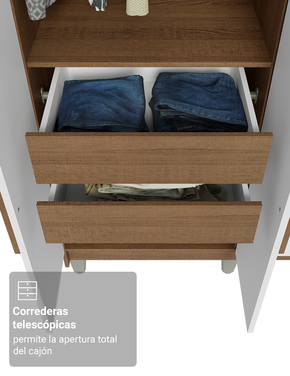 Ropero armable Madesa 1107J34GL1CP de MDP 2