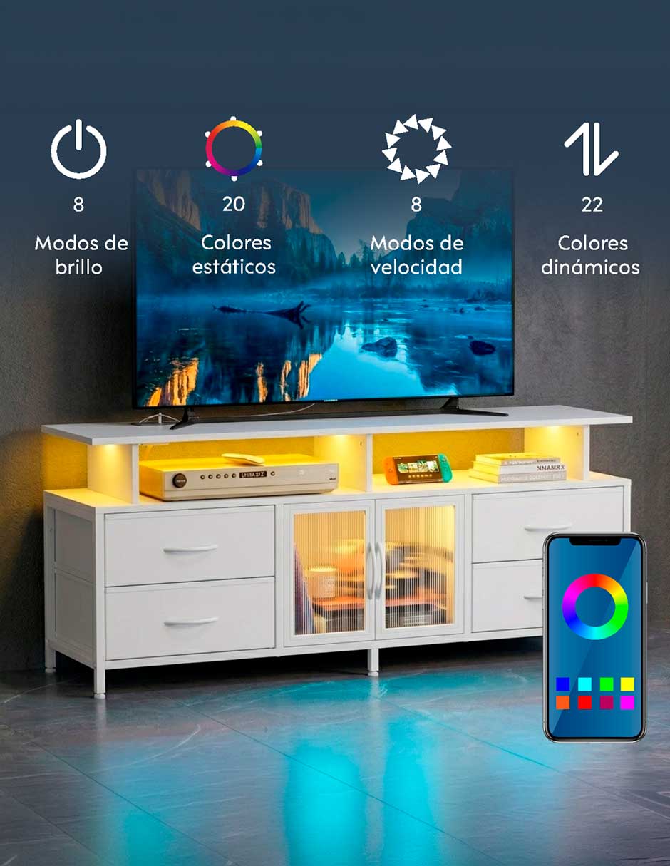 Mueble de TV armable de MDF 3